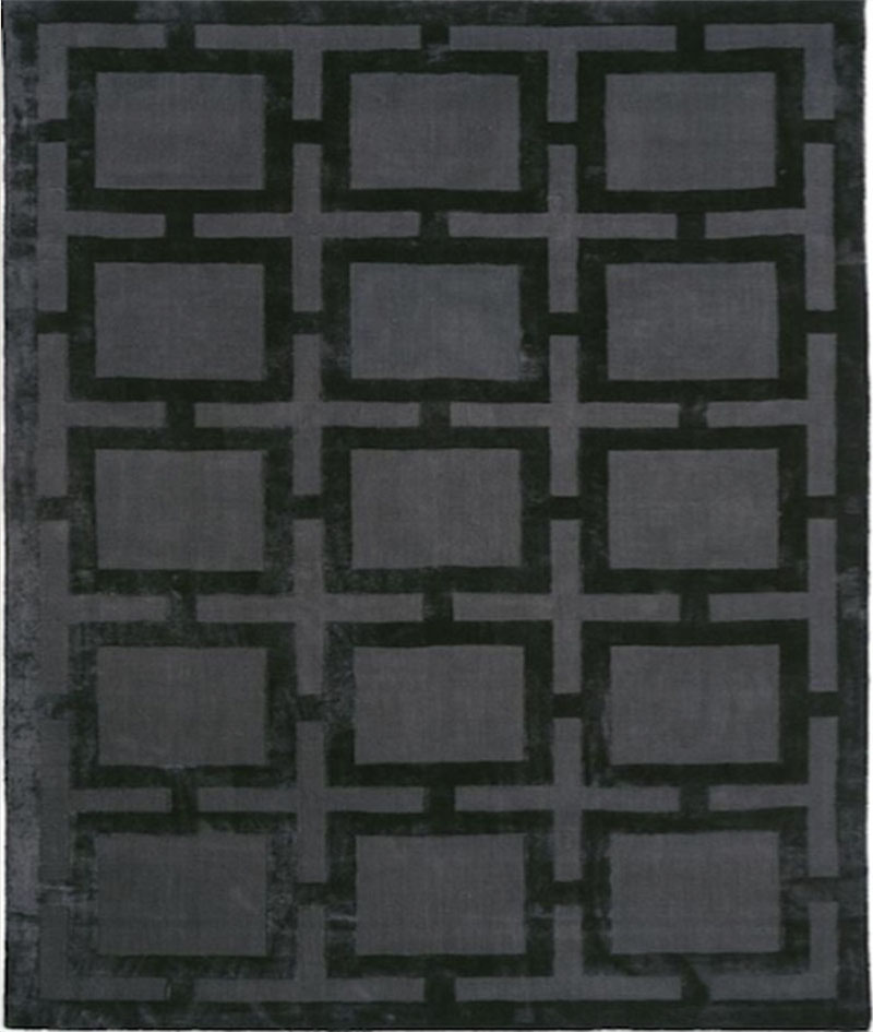 Alfombra Notae Negro